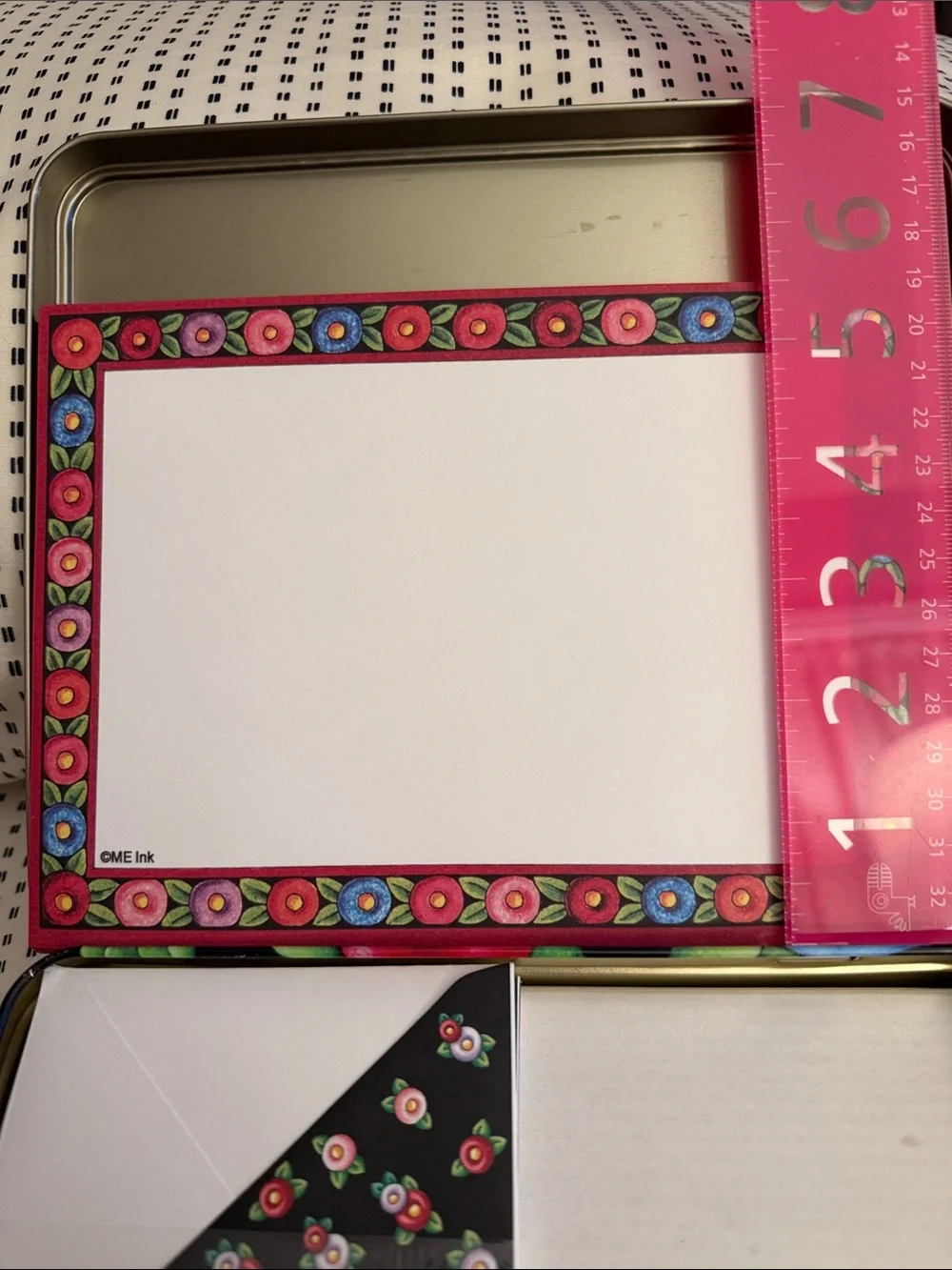 Mary Engelbreit Notecards (18) & Envelopes (16) and (1) Black Pen
